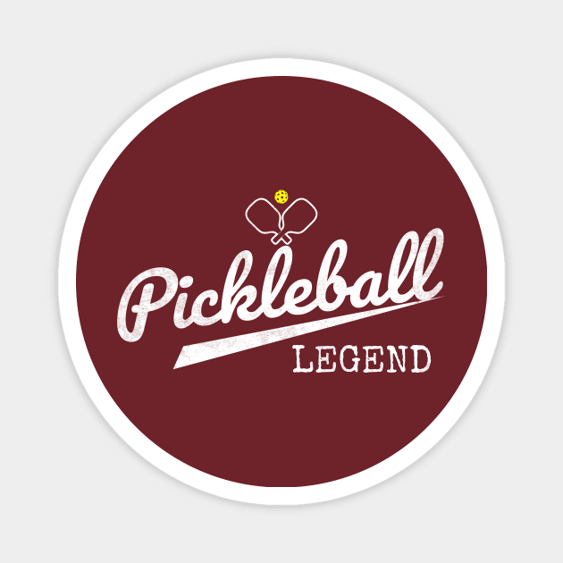 pickleball Magnet by SpaceImagination